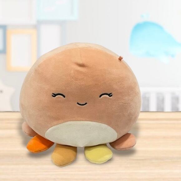 Kellytoy Squishmallows Melina the Orange Octopus Tentacles 7" Plush - Picture 1 of 4